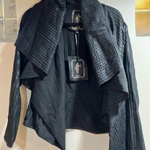 My Tribe Leather Jacket NWT